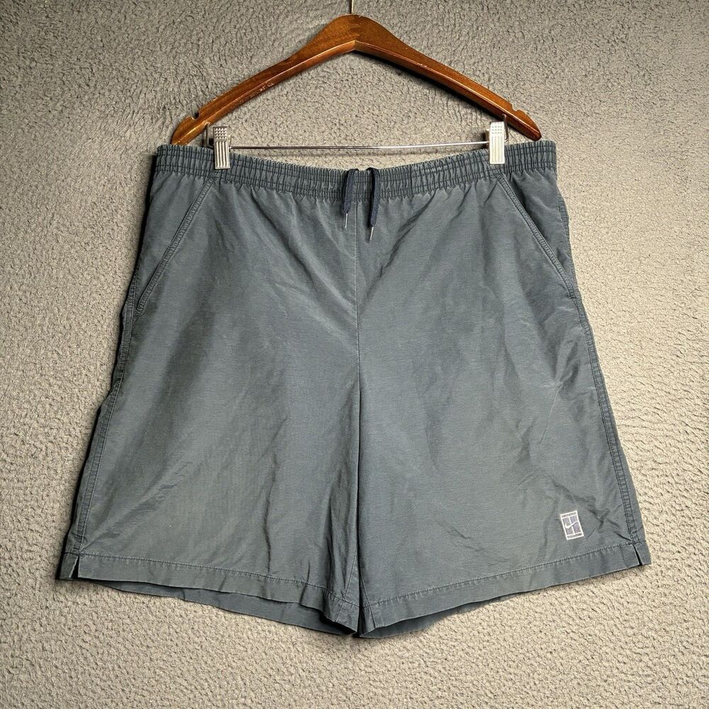 VTG Nike Shorts Mens Medium Blue Challenge Court Tennis 90s Y2K Agassi Sampras